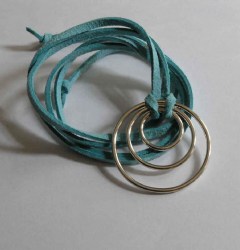 Ciondolo argento con 3 cerchi